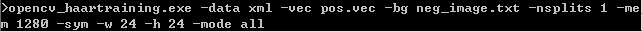 haartraining生成.xml文件过程_人脸检测_10