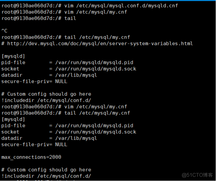 MySQL报错[Error] MySQL establishment of connection, message from server Too many connection_MySQL_02