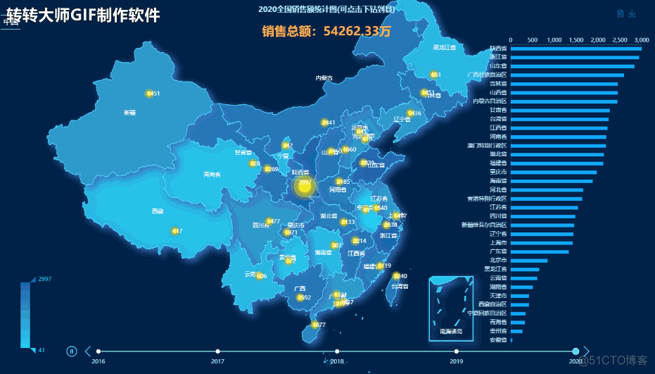 Vue + Echarts + 高德地图 实现点击下探图表_前端