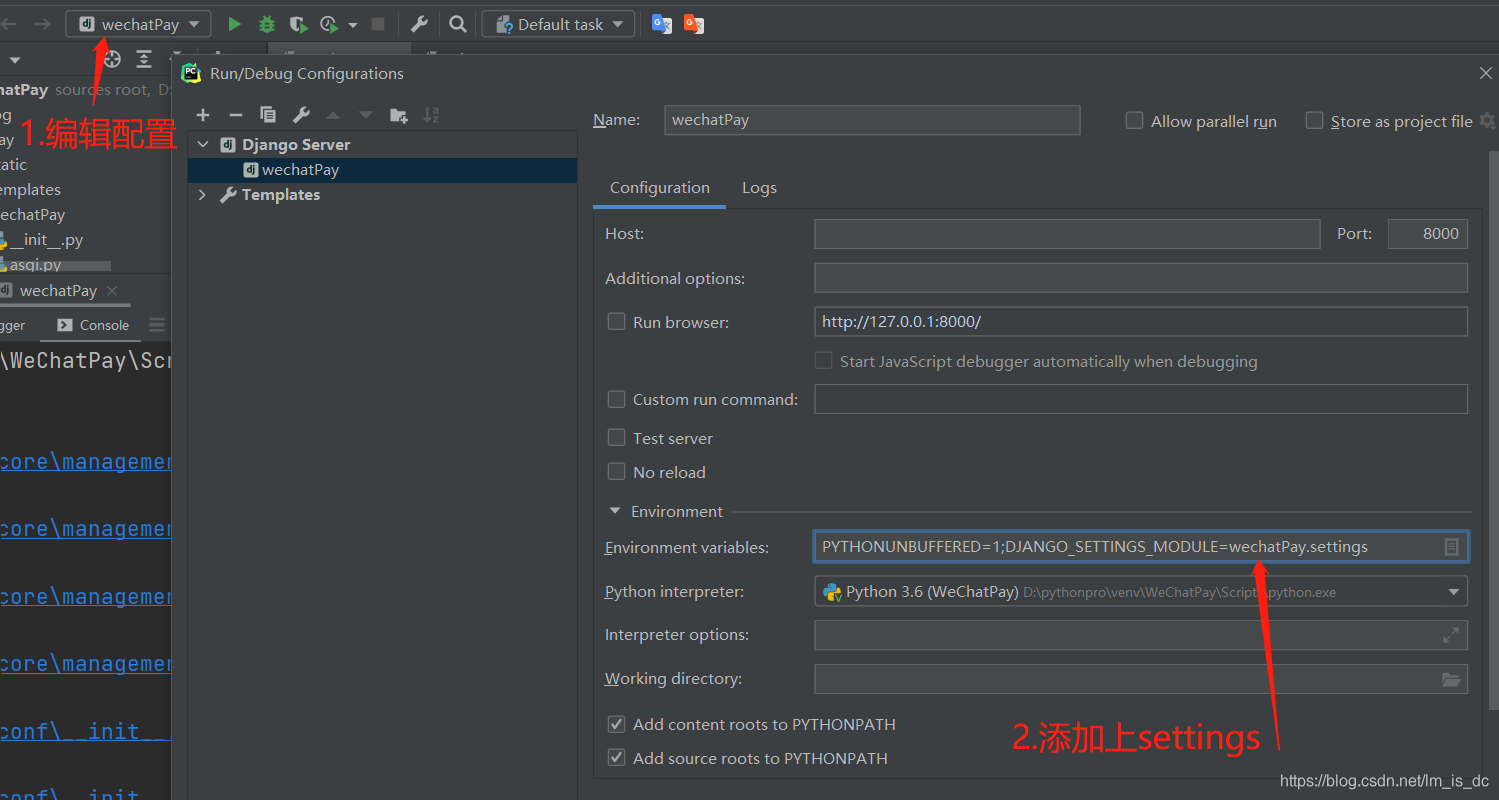 Django.core.exceptions.ImproperlyConfigured: Requested Setting DEBUG ...