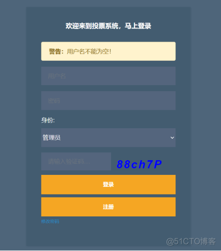 Java WEB 程序设计：班级投票系统_单选_11