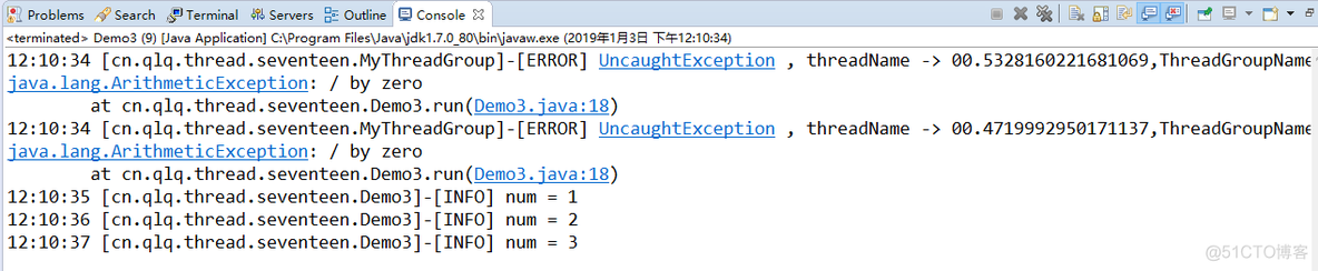 【多线程补充】SimpleDateFormat非线程安全与线程中、线程组中异常的处理_IT_02