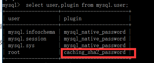 mysql 链接时报错：1251-Client does not support authentication protocol requested by server_其他_04