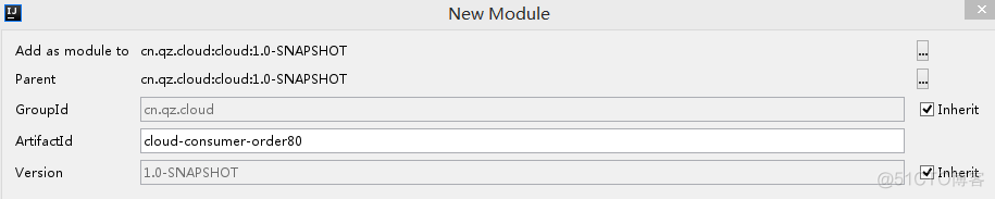 Springcloud入门父工程创建&订单模块&支付模块开发_springboot_09