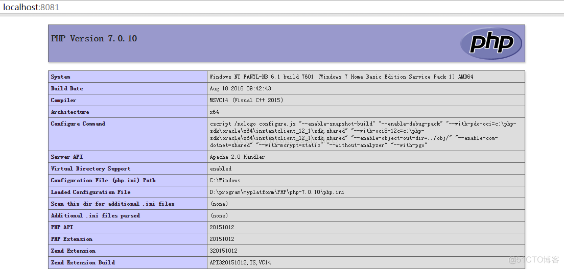 PHP7运行环境搭建（Windows7）_php7_14