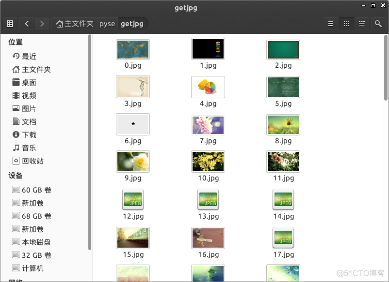 python 爬虫学习<将某一页的所有图片下载下来>_代码_08