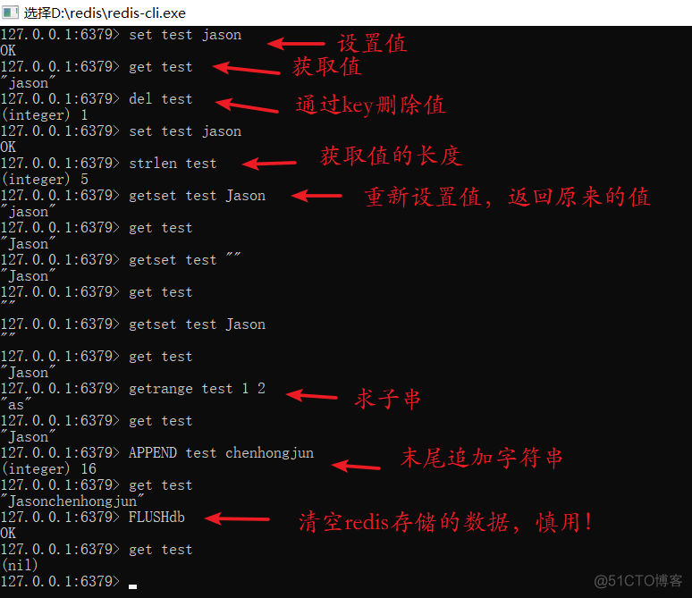 Redis数据结构之字符串、哈希结构常用命令_字符串