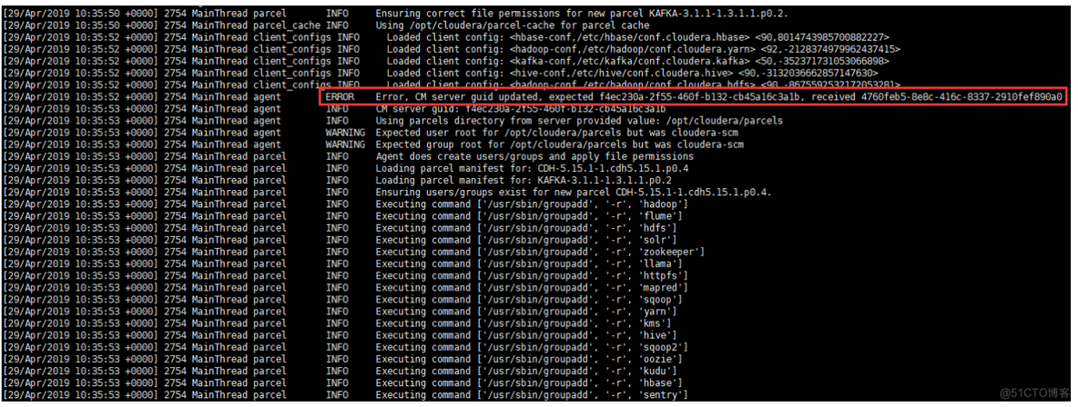 报错：Error, CM server guid updated, expected xxxxx, received xxxxx (未解决)_CDH_04