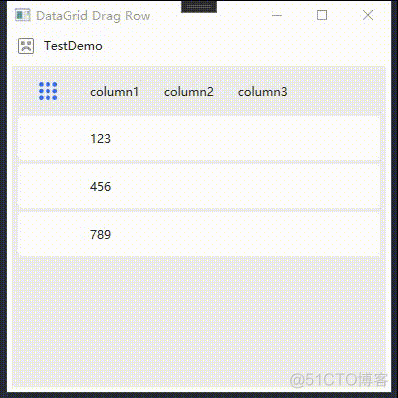 WPF DataGrid行拖拽_github