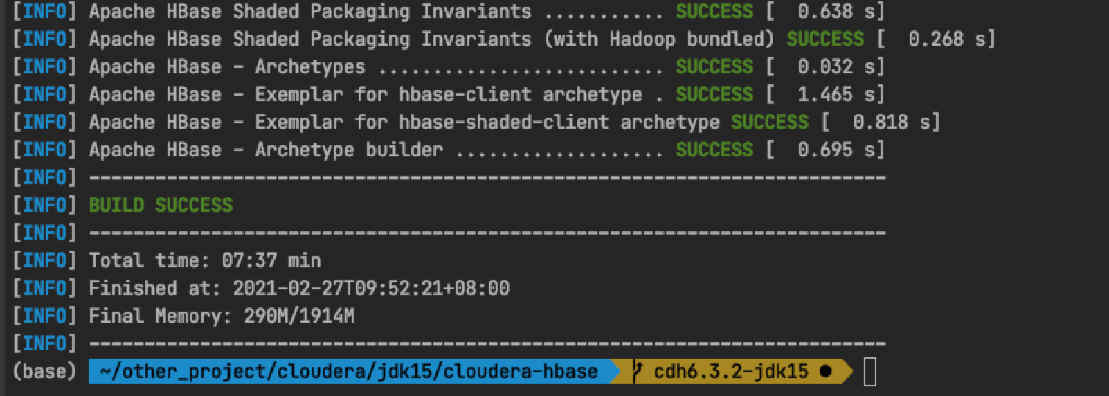 HBase探索篇 _ OpenJdk15编译并部署CDH版HBase_jar_03