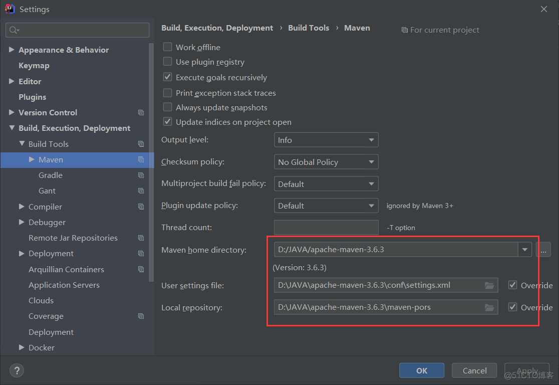 IDEA配置Maven报错Could not transfer artifact org.apache.maven.plugins*_Java