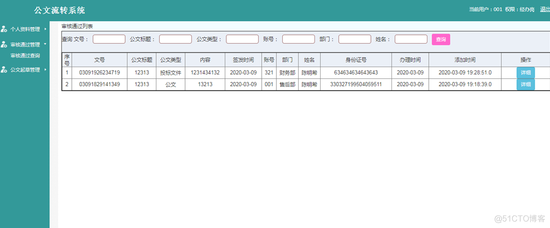 java+MySQL基于ssm的公文流转关管理系统_JavaScript_03