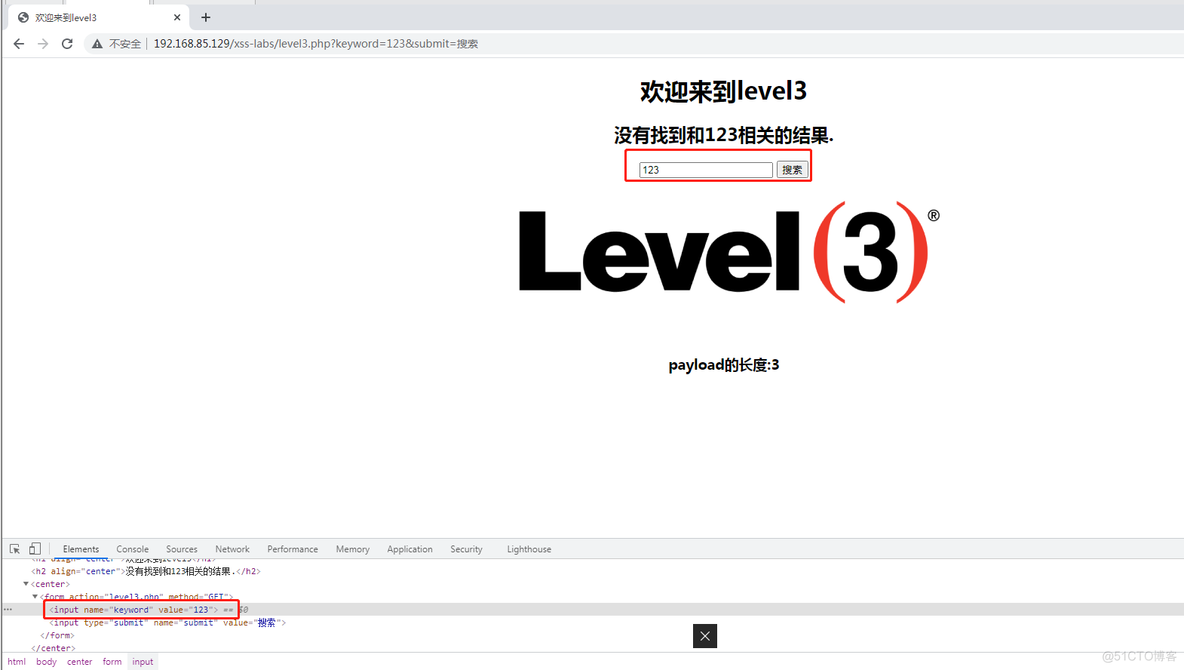 XSS闯关3_搜索