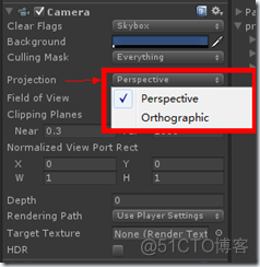 Unity摄像机的正交视图与透视图_分享