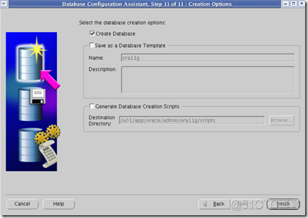 oracle command - creata database dbca & create network netca Demo_代码_14