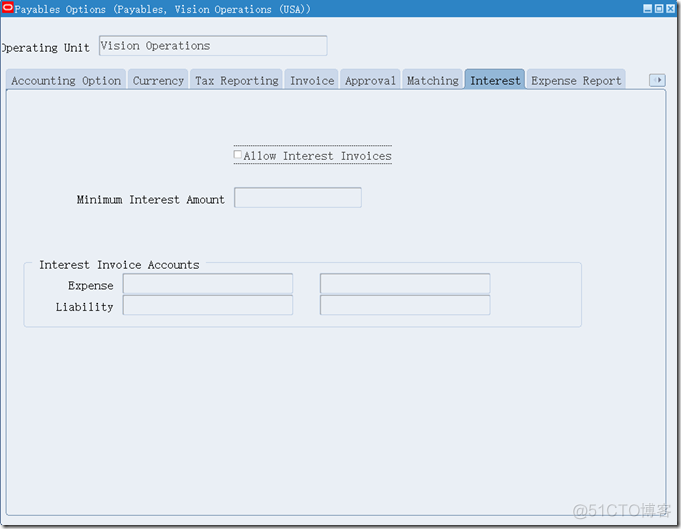 应付系统选项 Payables Options_会计_08