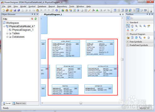 PowerDesigner导入SQL脚本_PowerDesigner_08