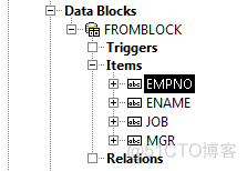 Create Data Block Based On From Clause Query In Oracle Forms_代码_02