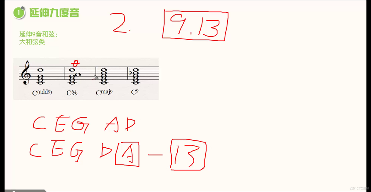 4.38 延伸九度音（1，大和弦类）_音乐_06