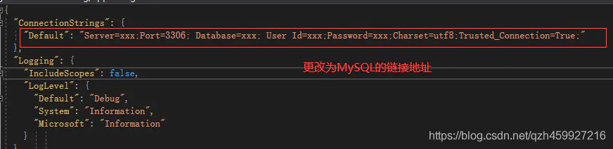 ABP框架+.net core3.1搭建的项目访问MySQL数据库_分享_08