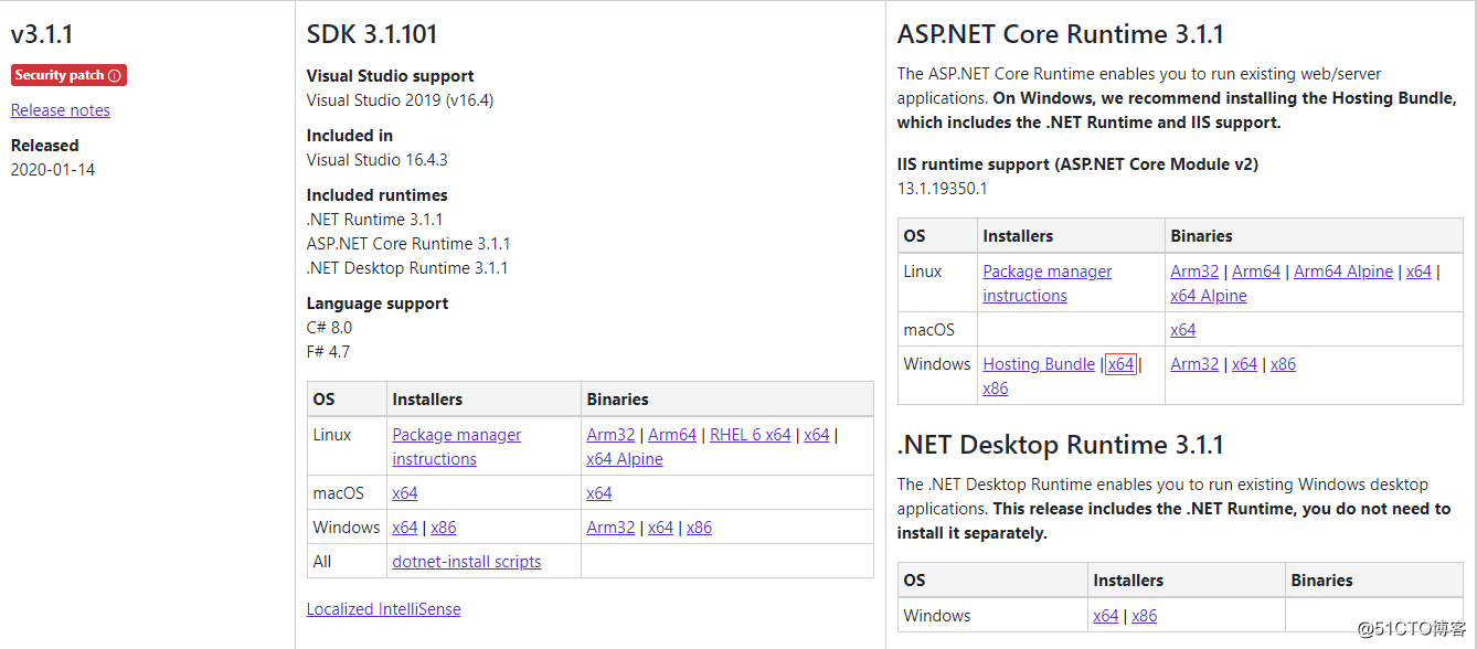 netcore3.1 + vue (前后端分离) IIS 部署_分享