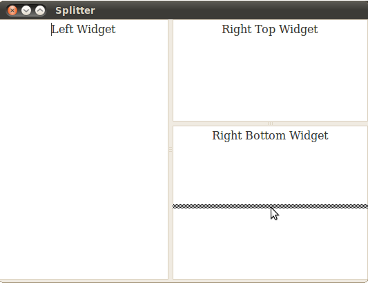 Qt窗口分割器QSplitter类使用详解_#include_02