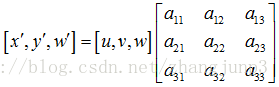 Python - opencv (七) 透视变换_仿射变换