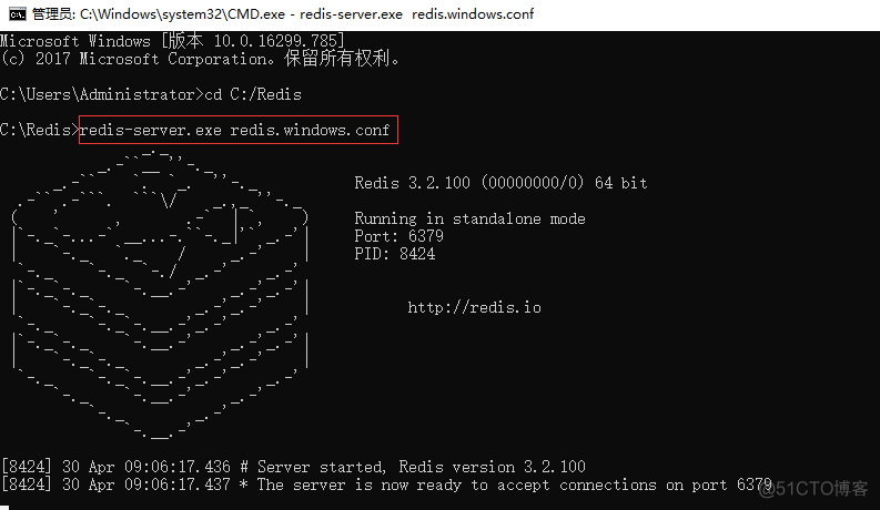 2、Windows下安装配置Redis_Windows下安装配置Redis_04