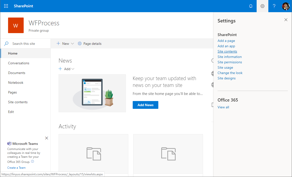 SharePoint Online 定制工作流表单_SharePoint_03