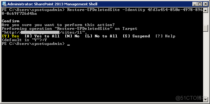 SharePoint 使用PowerShell恢复误删的网站集_SharePoint_03