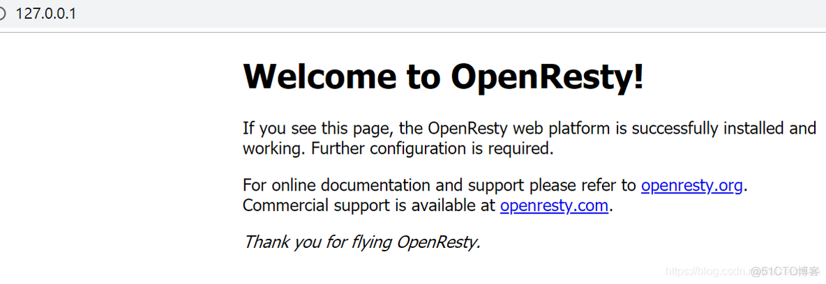 Openresty  =>nginx+lua_windows_02