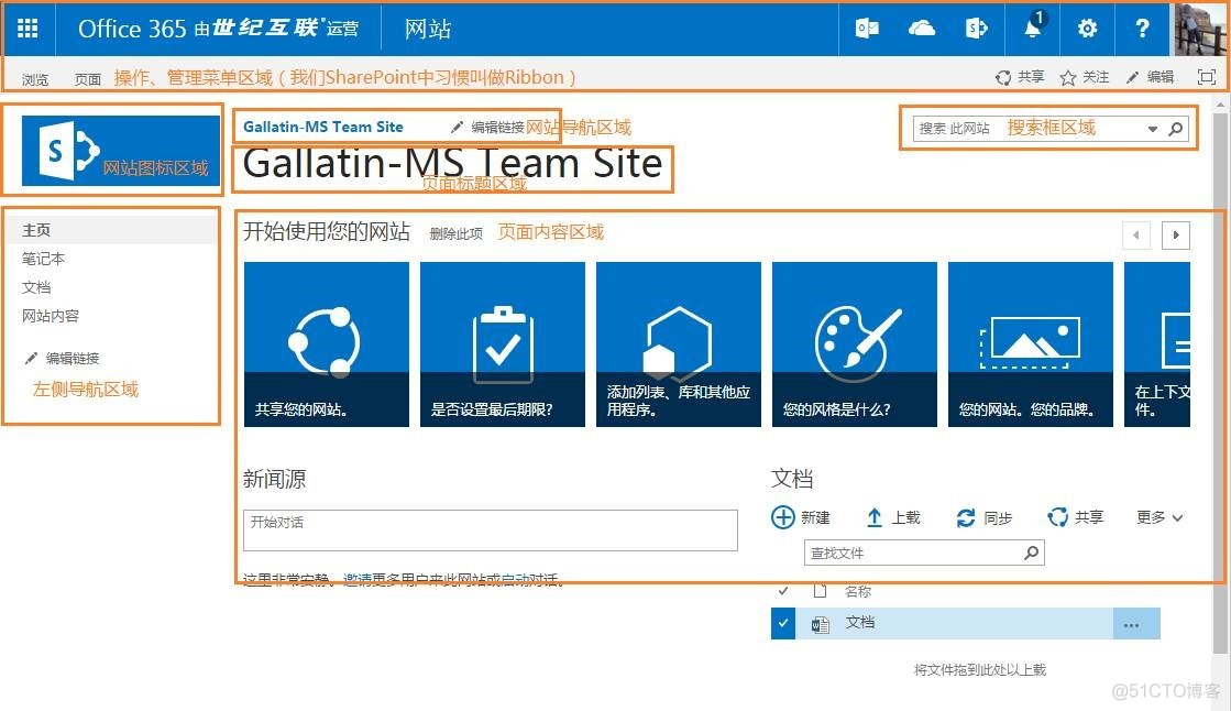 O365（世纪互联）SharePoint 之文档库使用小记_O365_03