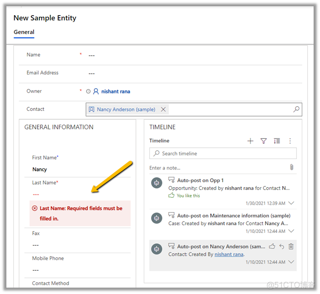 Form Component Control for related entity display on main form - powerapps_sed_11