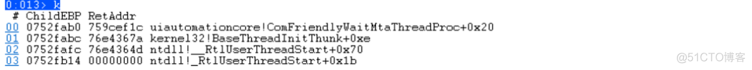 [原]windbg调试系列——崩溃在ComFriendlyWaitMtaThreadProc_windbg调试系列_04