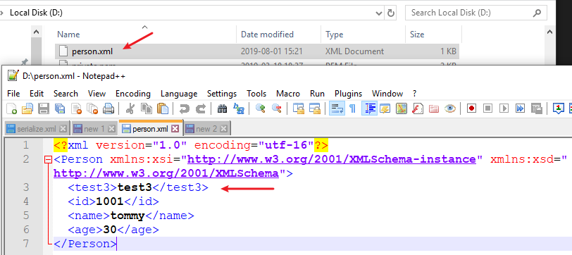 C# 序列化和反序列化(xml 文件)_c# xml 序列化