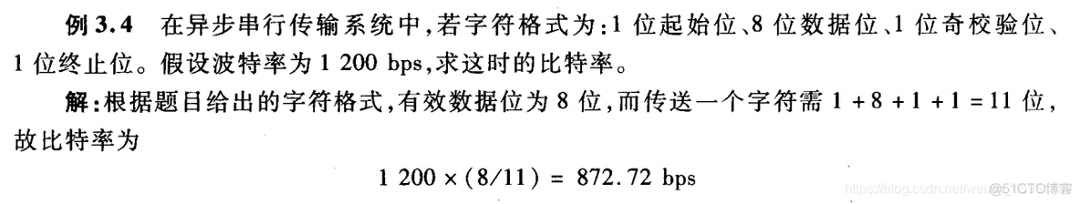 波特率和比特率的定义及计算_串行传输_03