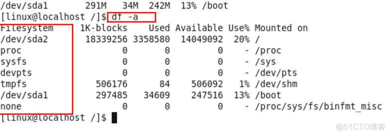 Linux查看磁盘使用情况命令_指定目录_03