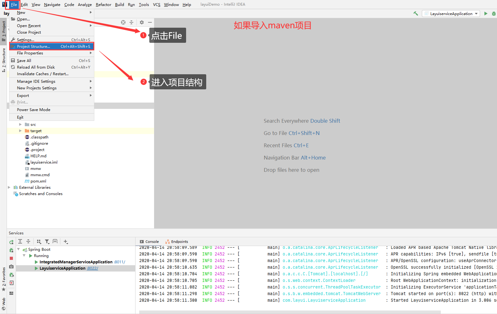 导入Maven项目_git