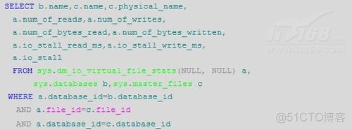 SQL Disk IO 常用指标_编程