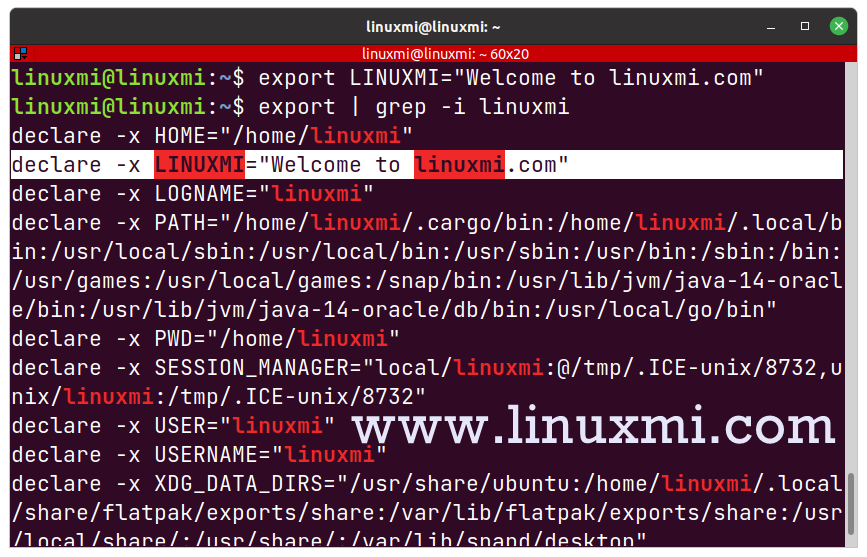 Linux入门进阶 - 如何在Linux中使用export命令_Linux_03