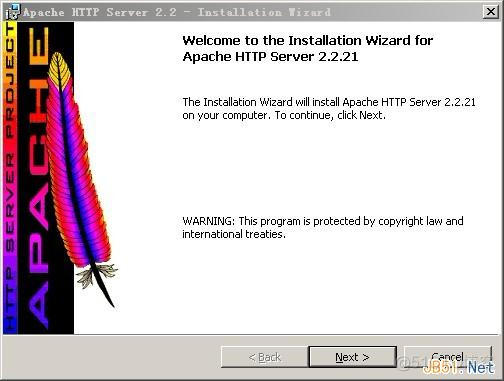 Windows下安装Apache 2.2.21图文教程_Javaweb