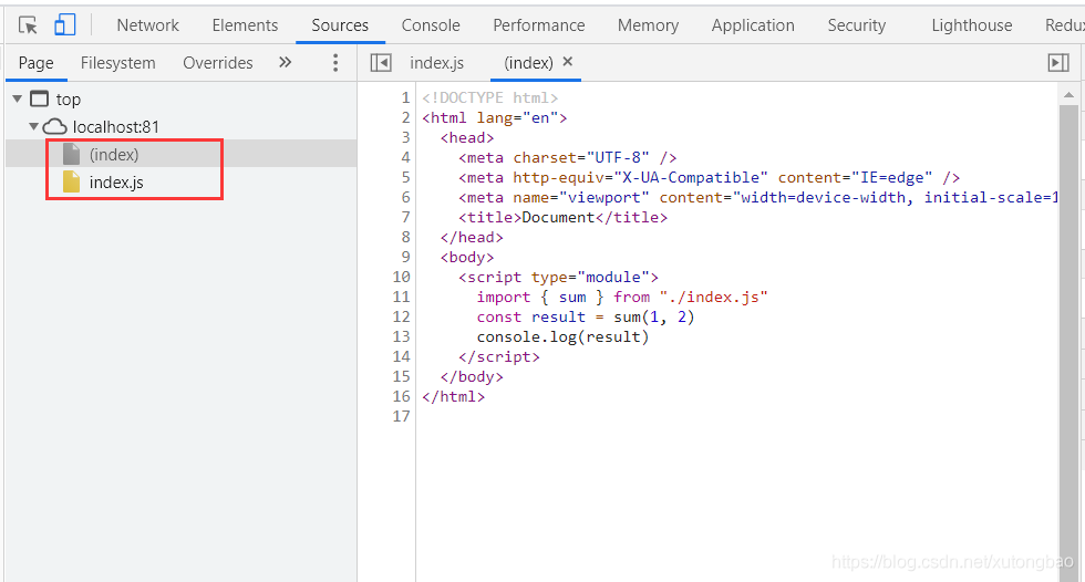 在浏览器中使用JavaScript module(模块)_JavaScript_02