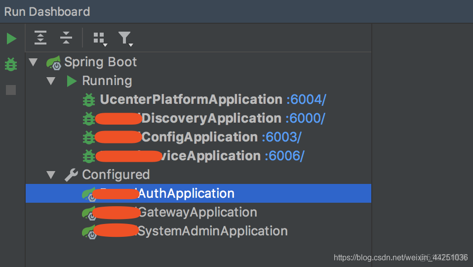 在idea中显示springboot面板的方法_spring