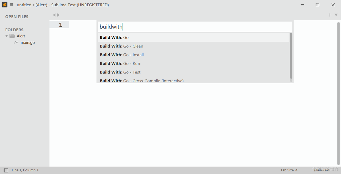 Sublime Text配置Go开发环境_golang