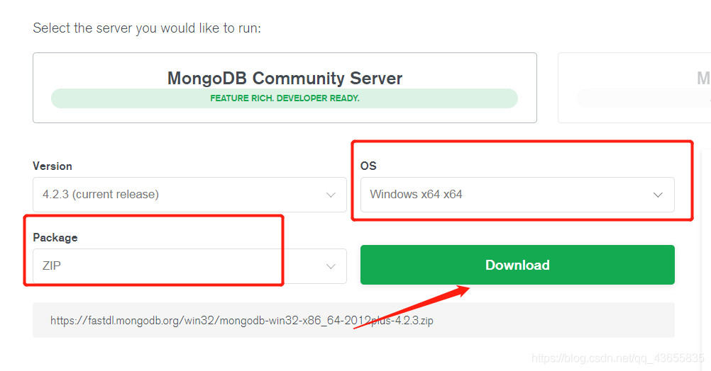 MongoDB（2）---（Windows版本）MongoDB下载与安装_Mong_02