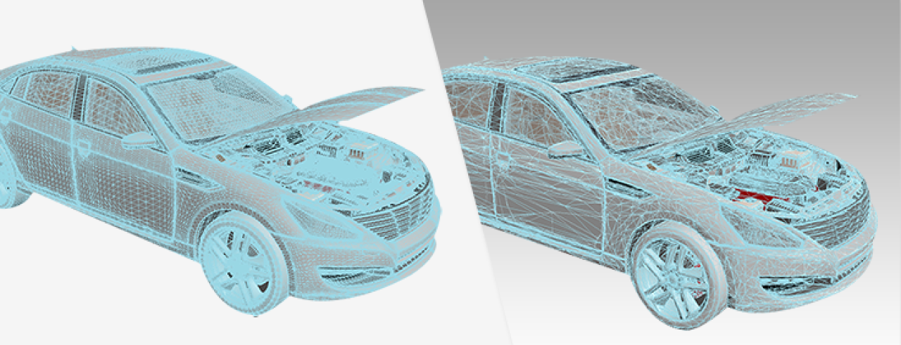 适配抖音！三角面转换和3d模型体量减小，轻量化一键即可完成！_3d_05