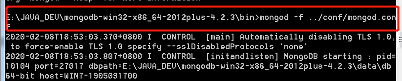 MongoDB（2）---（Windows版本）MongoDB下载与安装_Mong_12