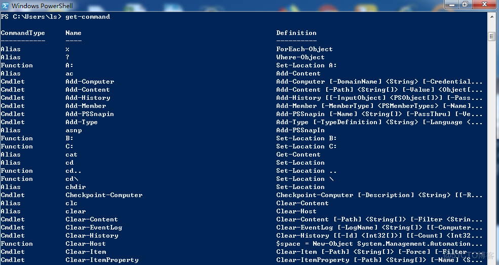 PowerShell使用教程_PowerShell_06