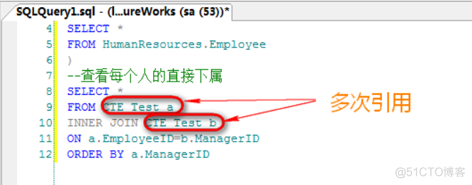 SqlServer共用表达式（CTE）With As  处理递归查询_干货