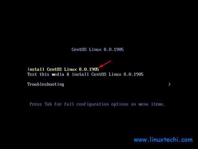 CentOS 8.1 安装过程_centos